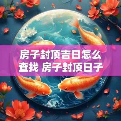 房子封顶吉日怎么查找 房子封顶日子怎么选