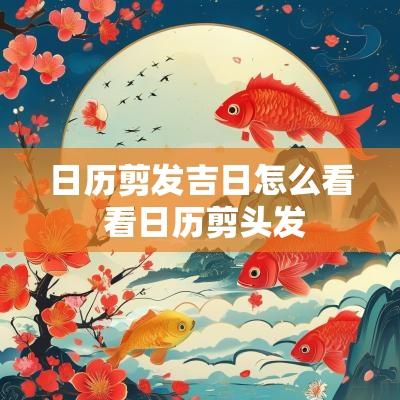 日历剪发吉日怎么看 看日历剪头发