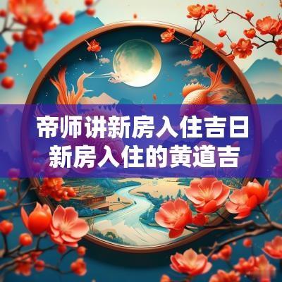 帝师讲新房入住吉日 新房入住的黄道吉日
