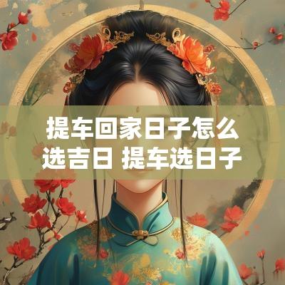 提车回家日子怎么选吉日 提车选日子老黄历