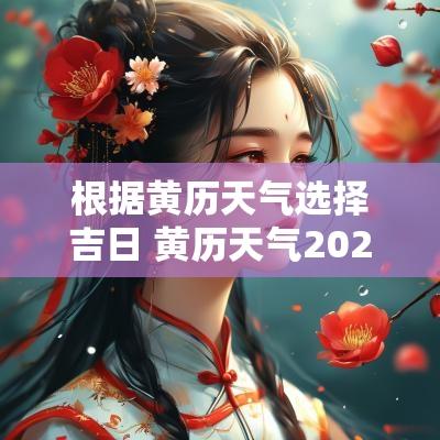 根据黄历天气选择吉日 黄历天气2025年黄道吉日查询