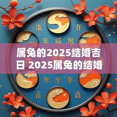 属兔的2025结婚吉日 2025属兔的结婚好不好