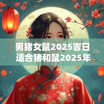 男猪女鼠2025吉日 适合猪和鼠2025年结婚的黄道吉日