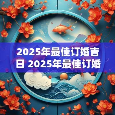 2025年最佳订婚吉日 2025年最佳订婚日子