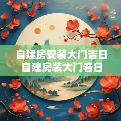 自建房安装大门吉日 自建房装大门看日子吗
