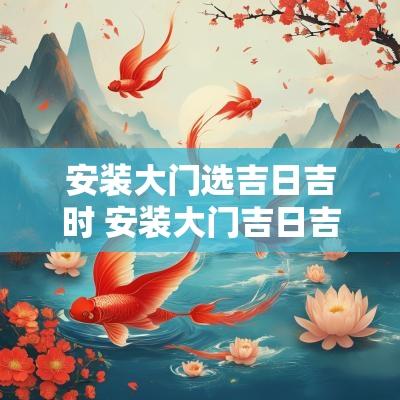 安装大门选吉日吉时 安装大门吉日吉时查询2025年9月