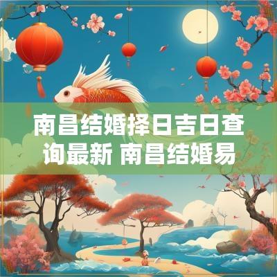 南昌结婚择日吉日查询最新 南昌结婚易经选日子