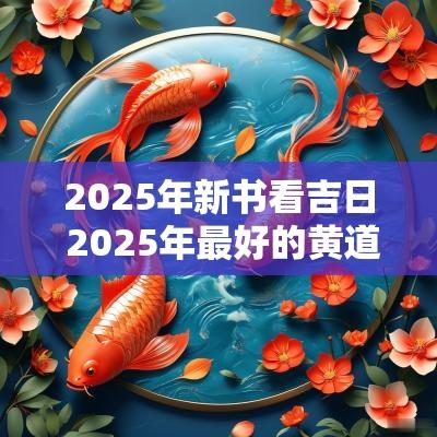 2025年新书看吉日 2025年最好的黄道吉日