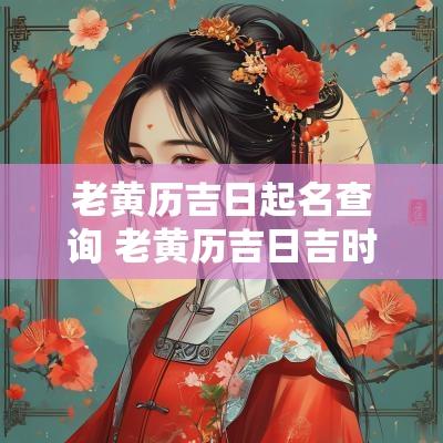 老黄历吉日起名查询 老黄历吉日吉时查询2025年