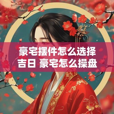 豪宅摆件怎么选择吉日 豪宅怎么操盘