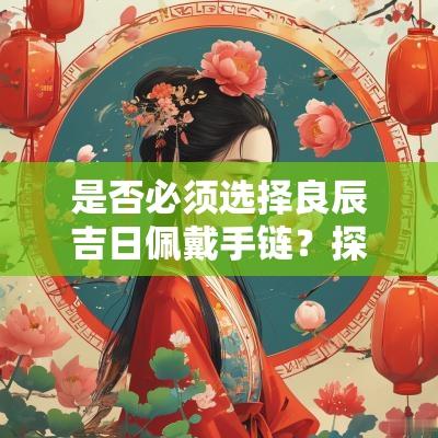 是否必须选择良辰吉日佩戴手链？探讨佩戴手链的最佳时机与意义