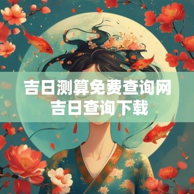 吉日测算免费查询网 吉日查询下载