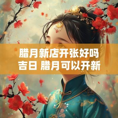 腊月新店开张好吗吉日 腊月可以开新店吗