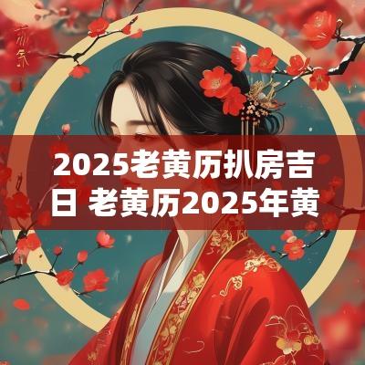2025老黄历扒房吉日 老黄历2025年黄道吉日查询