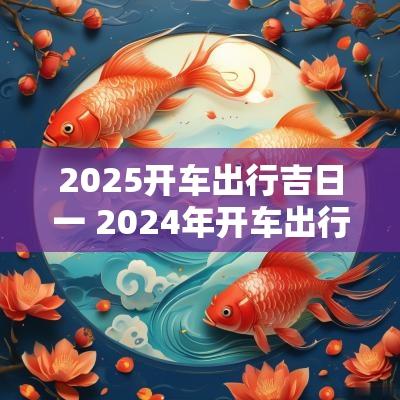 2025开车出行吉日一 2025年开车出行时间查询
