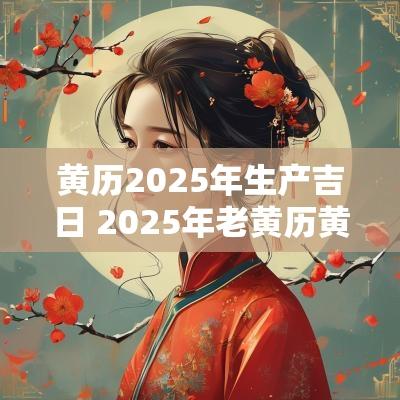 黄历2025年生产吉日 2025年老黄历黄道吉日