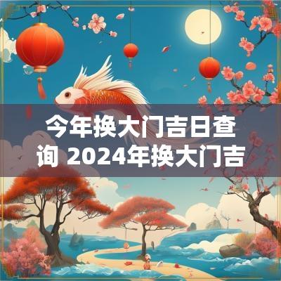 今年换大门吉日查询 2025年换大门吉日查询