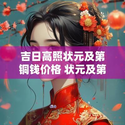 吉日高照状元及第铜钱价格 状元及第背福铜钱价格