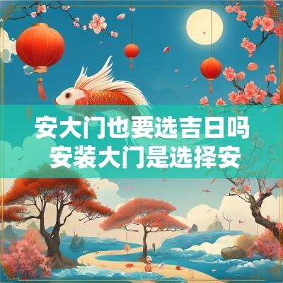 安大门也要选吉日吗 安装大门是选择安装吉日吗