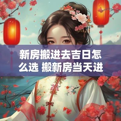 新房搬进去吉日怎么选 搬新房当天进门顺序
