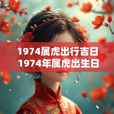 1974属虎出行吉日 1974年属虎出生日命运