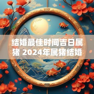 结婚最佳时间吉日属猪 2025年属猪结婚吉日