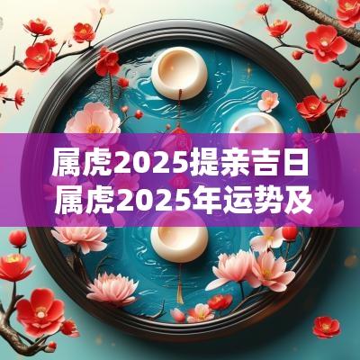 属虎2025提亲吉日 属虎2025年运势及运程