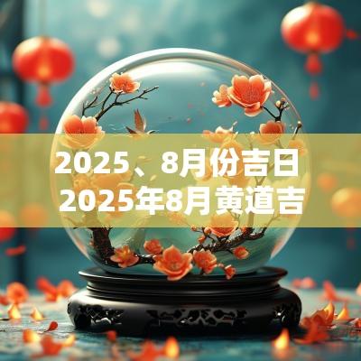 2025、8月份吉日 2025年8月黄道吉日