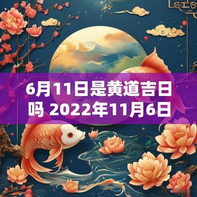 6月11日是黄道吉日吗 2025年11月6日黄道吉日查询婚嫁