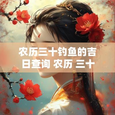 农历三十钓鱼的吉日查询 农历 三十