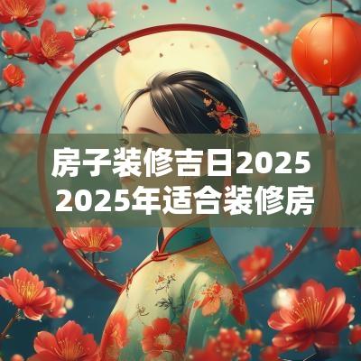 房子装修吉日2025 2025年适合装修房子吗