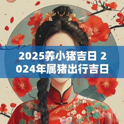 2025养小猪吉日 2025年属猪出行吉日
