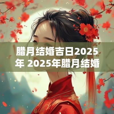 腊月结婚吉日2025年 2025年腊月结婚黄道吉日