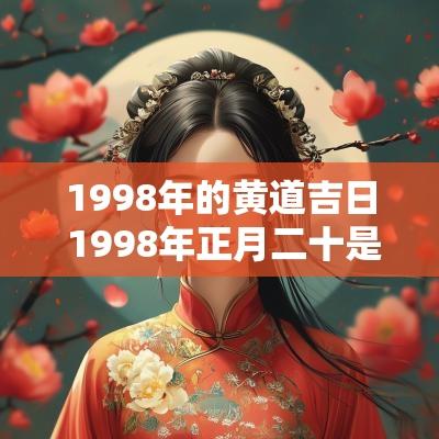 1998年的黄道吉日 1998年正月二十是黄道吉日吗