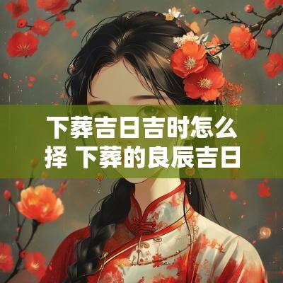 下葬吉日吉时怎么择 下葬的良辰吉日