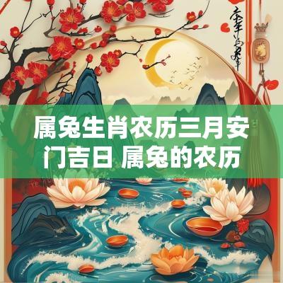 属兔生肖农历三月安门吉日 属兔的农历三月份出生好吗?