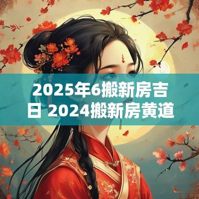 2025年6搬新房吉日 2025搬新房黄道吉日