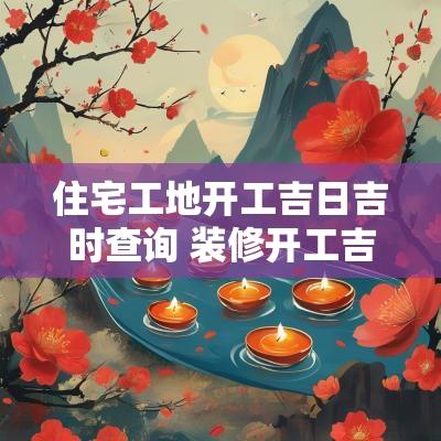 住宅工地开工吉日吉时查询 装修开工吉日吉时查询2025