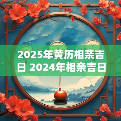 2025年黄历相亲吉日 2025年相亲吉日