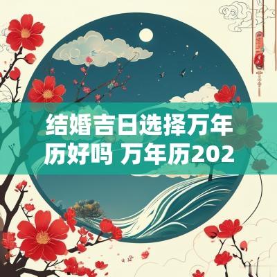 结婚吉日选择万年历好吗 万年历2025结婚最好日子