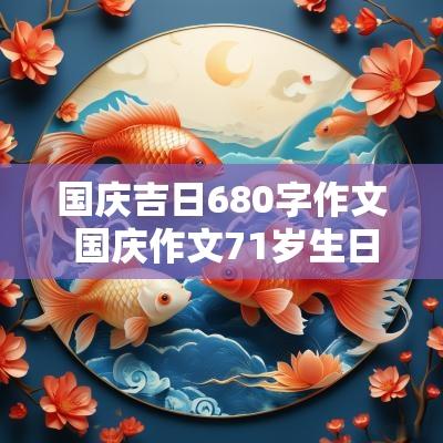 国庆吉日680字作文 国庆作文71岁生日500字