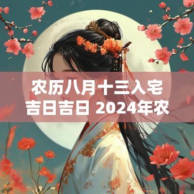农历八月十三入宅吉日吉日 2025年农历十月搬家入宅黄道吉日