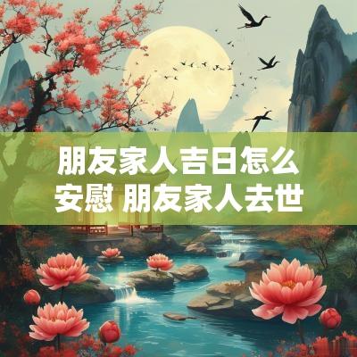 朋友家人吉日怎么安慰 朋友家人去世了怎么安慰