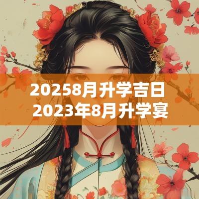20258月升学吉日 2025年8月升学宴吉日属猴