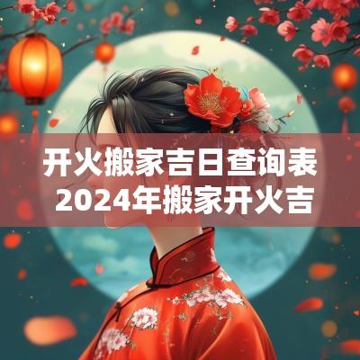开火搬家吉日查询表 2025年搬家开火吉日一览表
