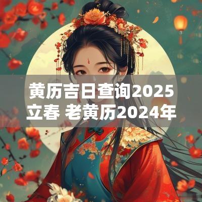 黄历吉日查询2025立春 老黄历2025年立春