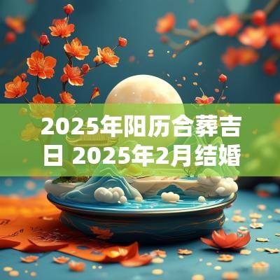 2025年阳历合葬吉日 2025年2月结婚黄道吉日是哪几天