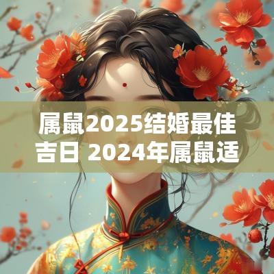 属鼠2025结婚最佳吉日 2025年属鼠适合结婚的日子
