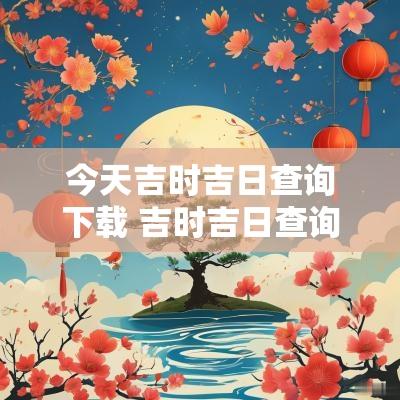 今天吉时吉日查询下载 吉时吉日查询老黄历2025年