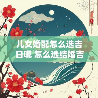 儿女婚配怎么选吉日呢 怎么选结婚吉日最准确